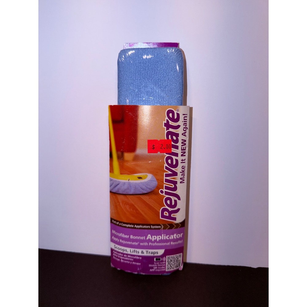 Rejuvenate Microfiber Bonnet Applicator Blue Floor Cleaning Polishing Tool NEW